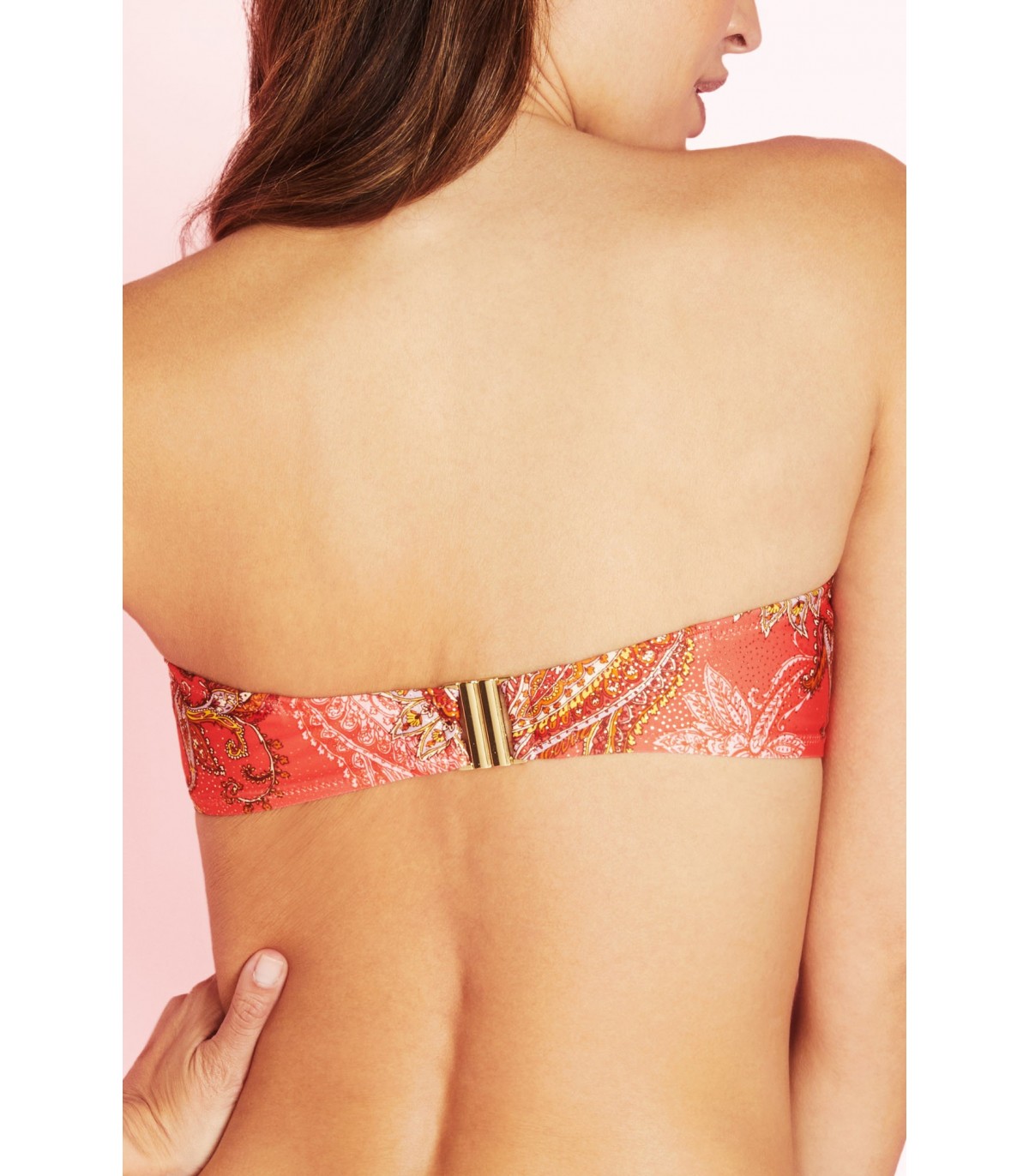 TOP BIKINI BANDEAU SEM COPA