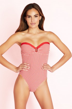 BAÑADOR BANDEAU CON COPA
