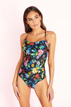 WIRELESS SQUARE NECKLINE SWIMSUIT