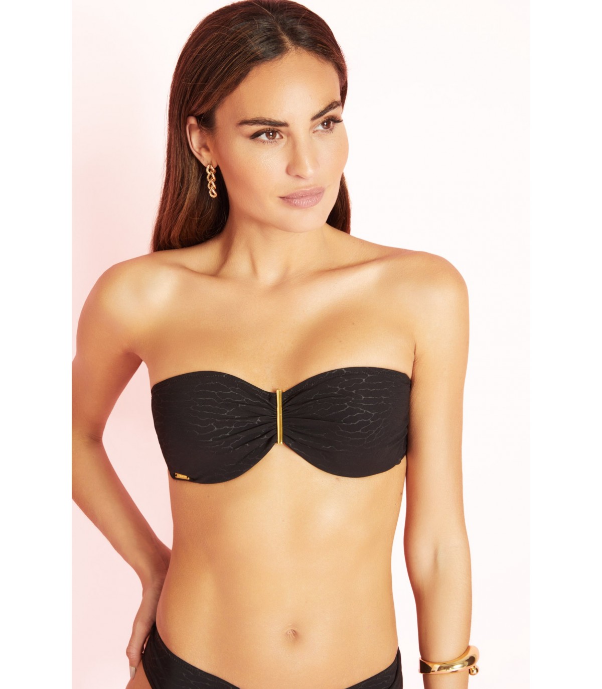 TOP BIKINI BANDEAU SIN COPA