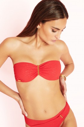 TOP BIKINI BANDEAU SIN COPA