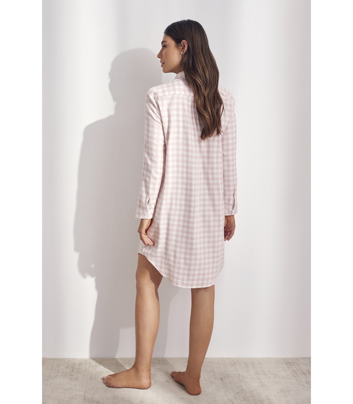 CAMISA DE NOITE MANGA COMPRIDA