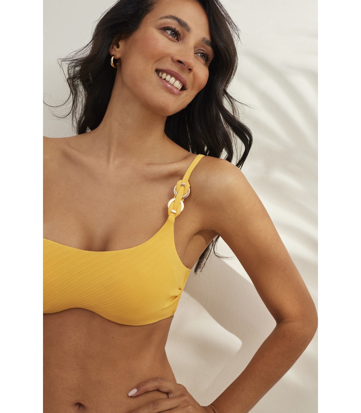 UNPADDED BANDEAU BIKINI TOP