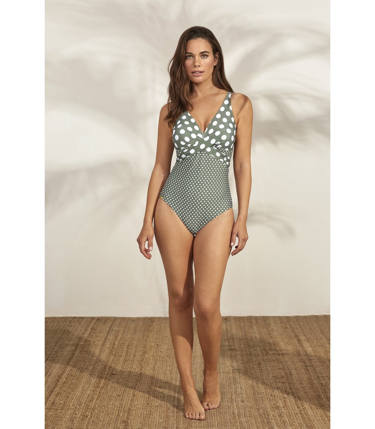 V-NECK SWIMSUIT