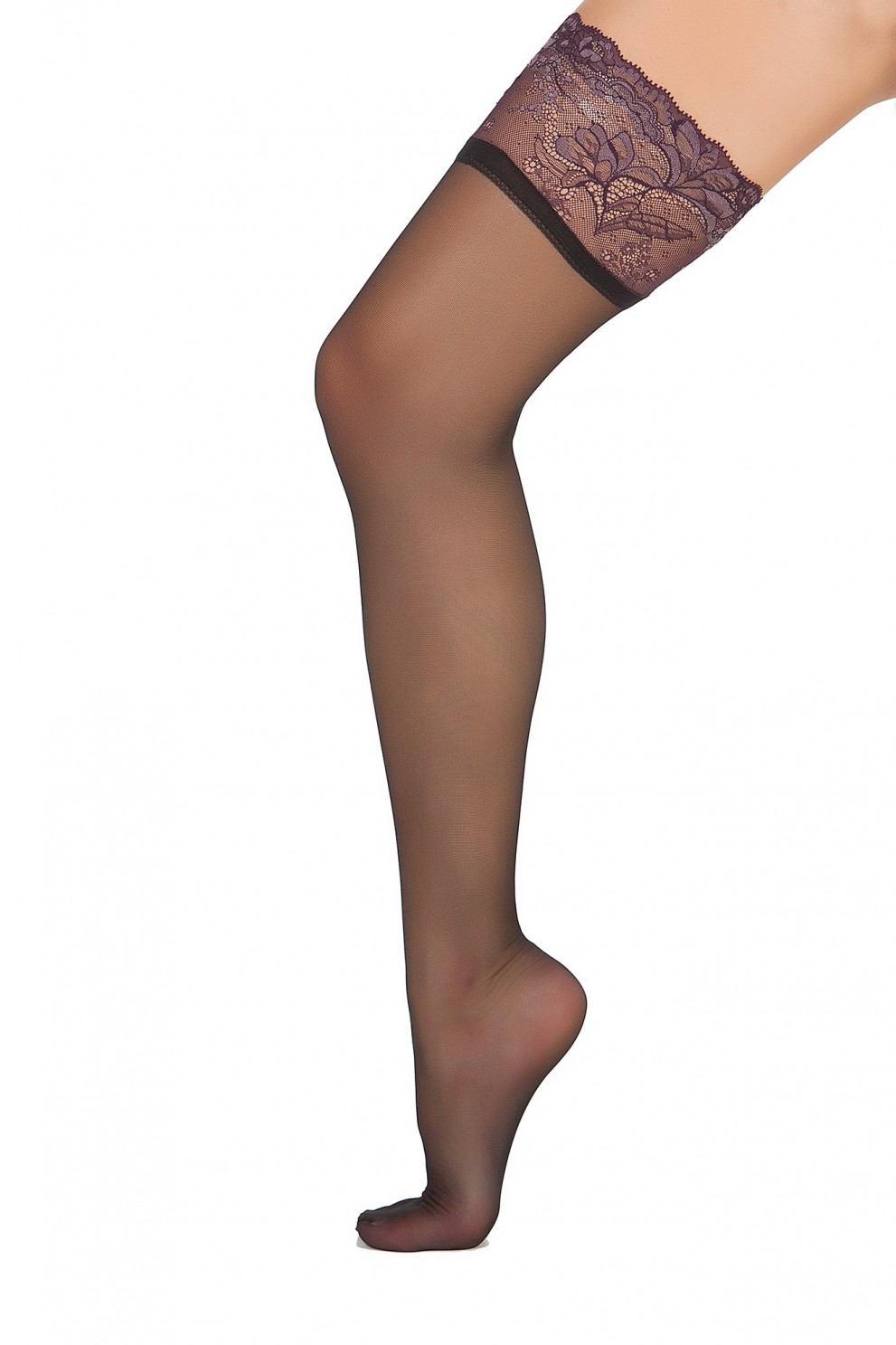 Auto-adhesive stockings 